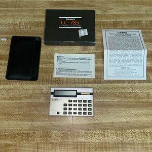 Very Rare Vintage Casio LC-785 Electronic‎ Calculator LC-785b SEE PICS!!
